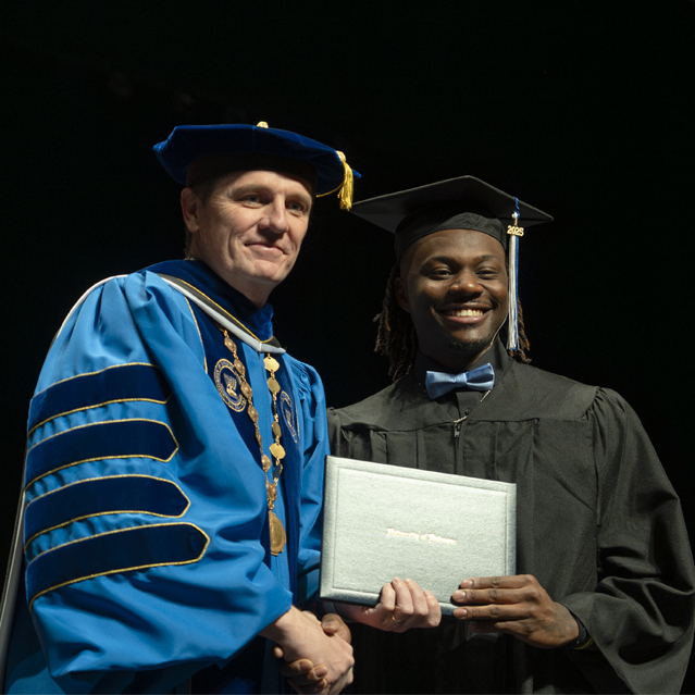 President Frampton At Commencement