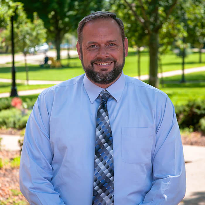 Headshot of Joe Bormann on campus
