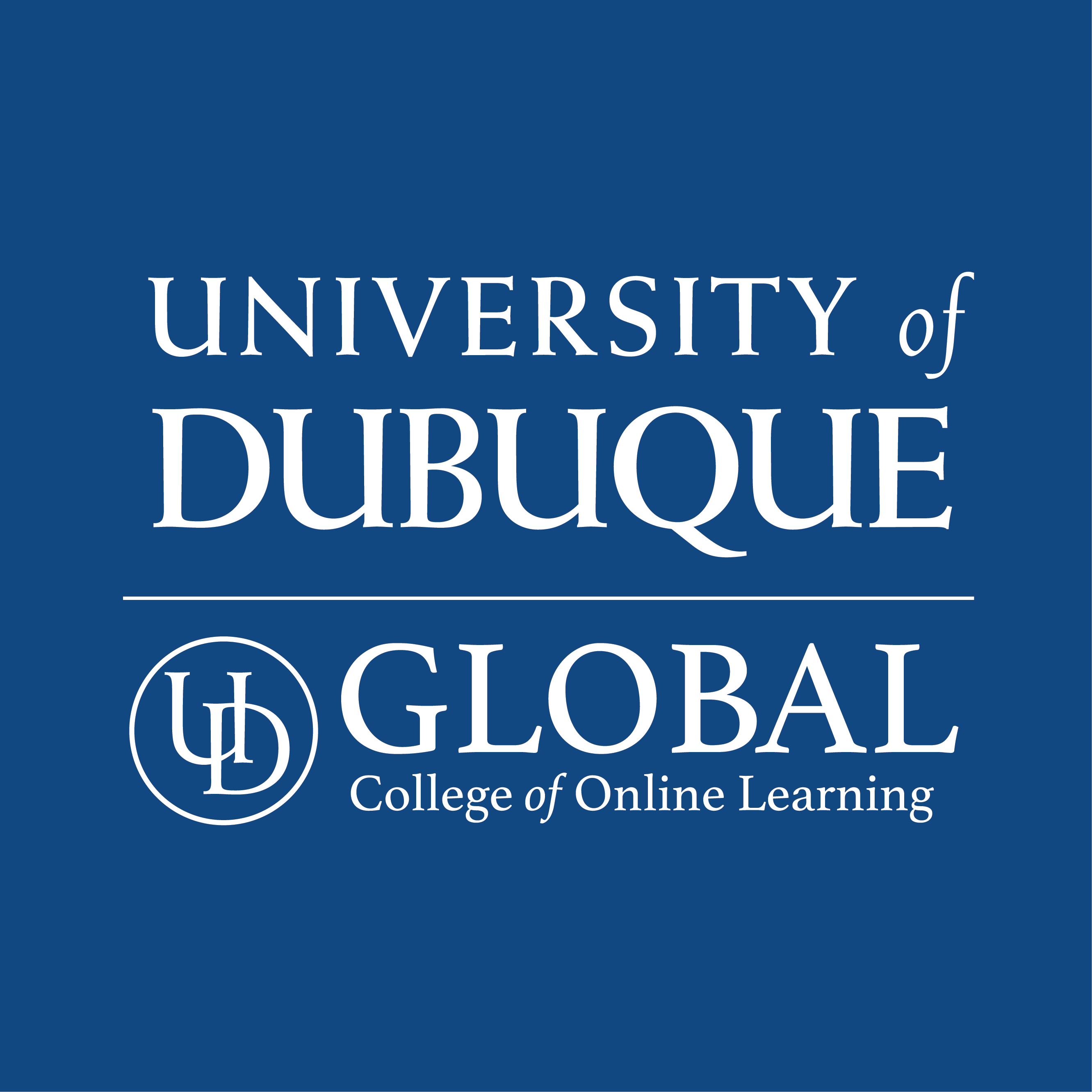 Blue square with UD Global logo